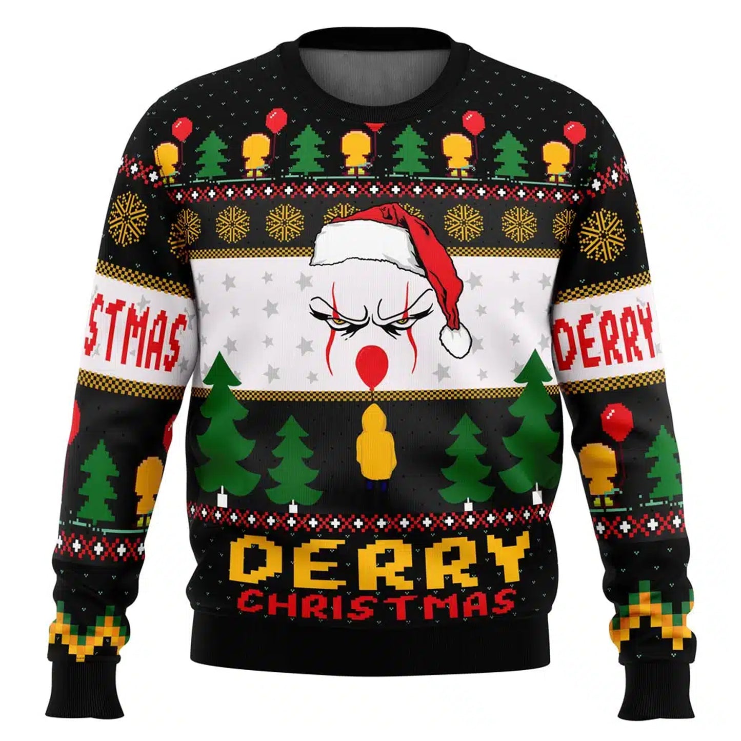 Derry Pennywise Christmas Ugly Christmas Sweater