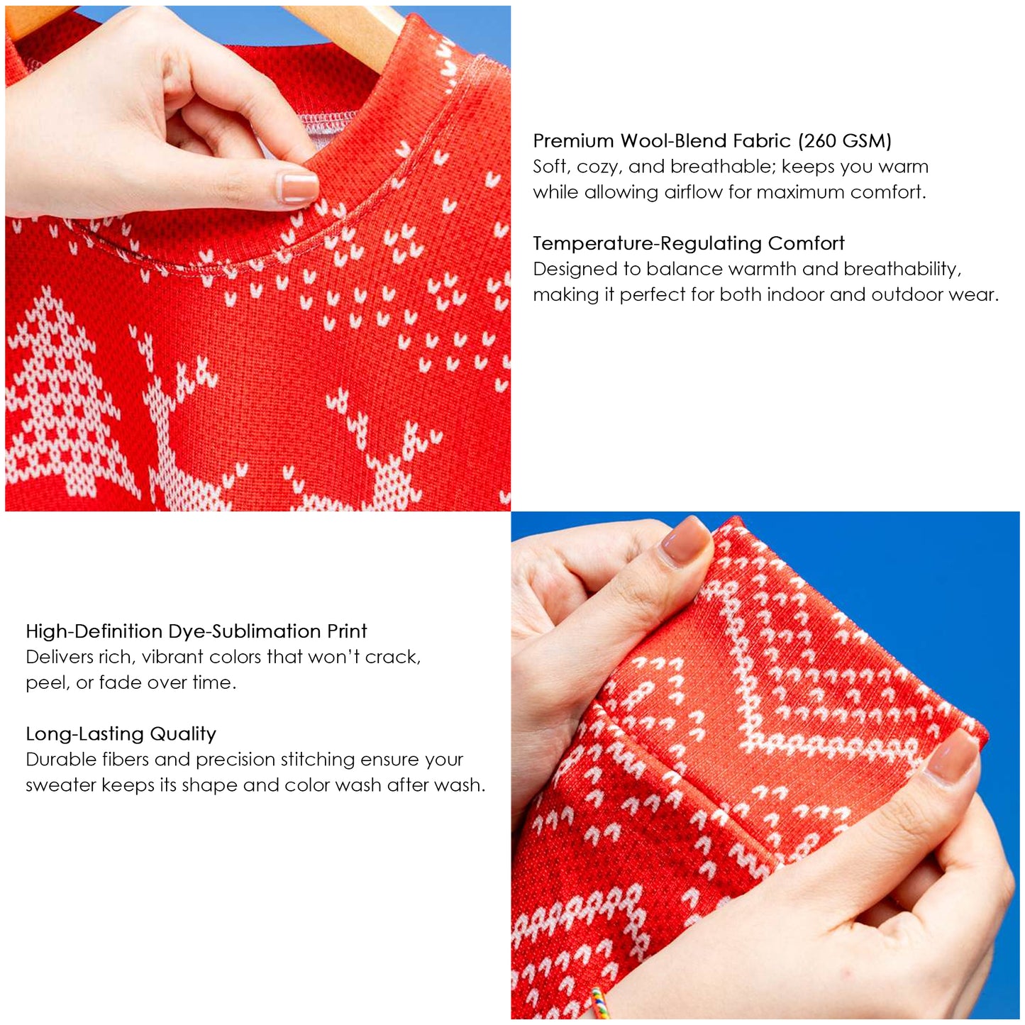 Unisex I Made Them By Hand Ugly Sweater