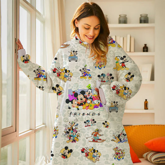 Buttonlab™ Mickey and Friends Oversized Hoodie Blanket
