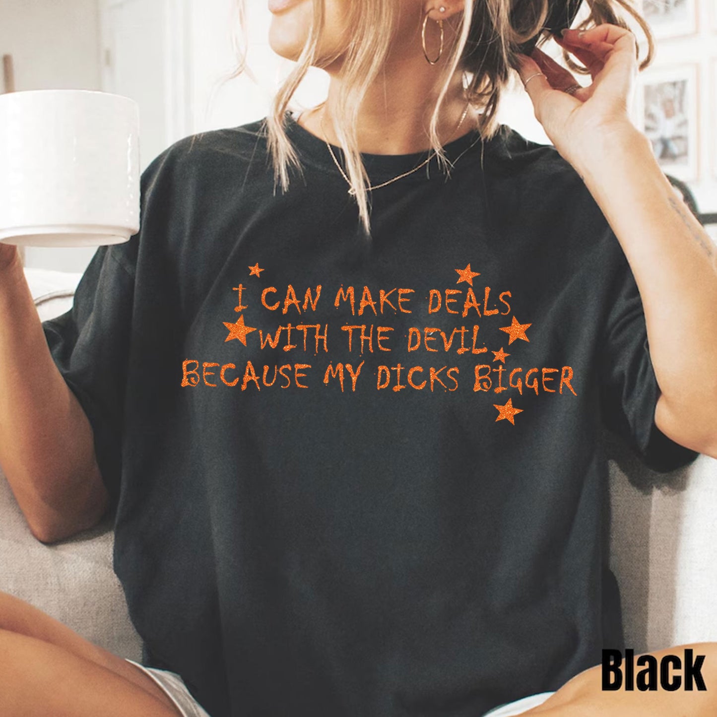 Funny Father Figure Tee β I Can Make Deals With The Devil Shirt