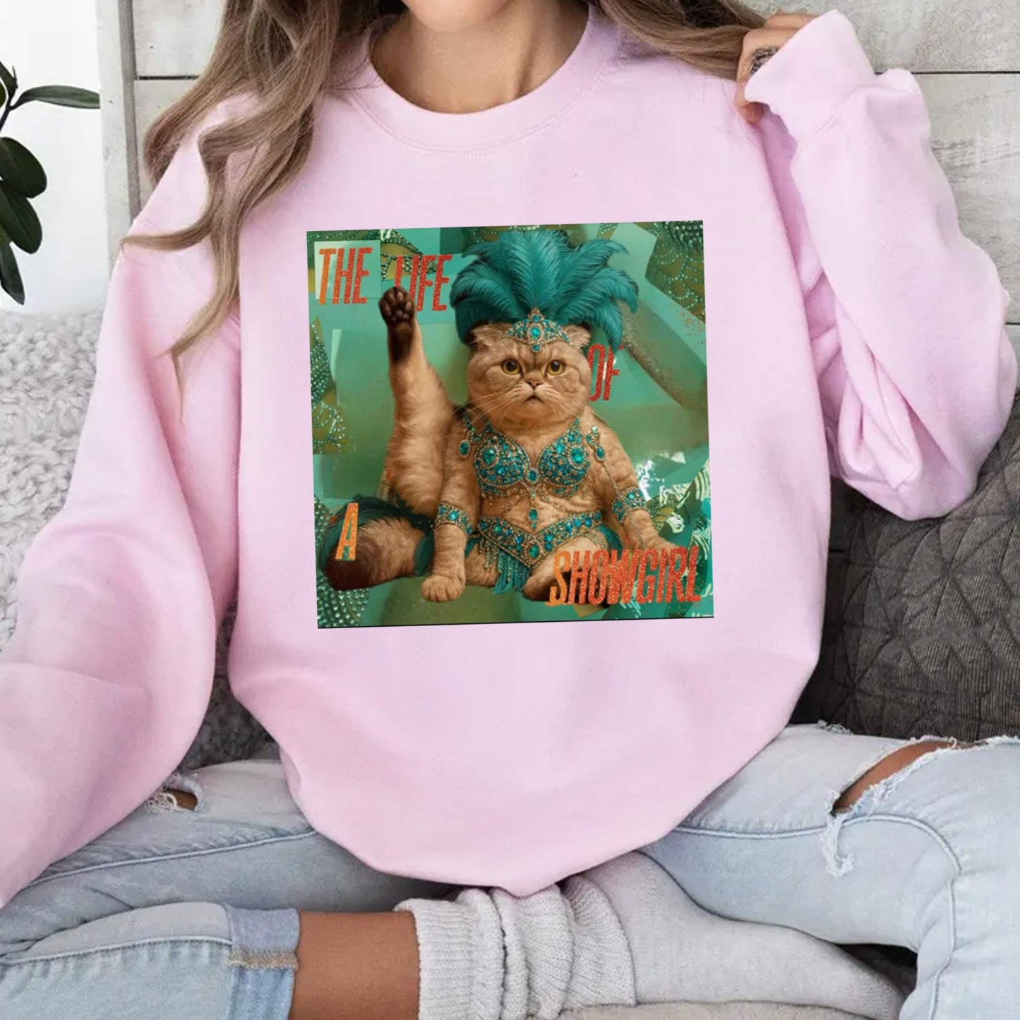 Cute ShowCat Shirt, Cat Lovers Sweatshirt