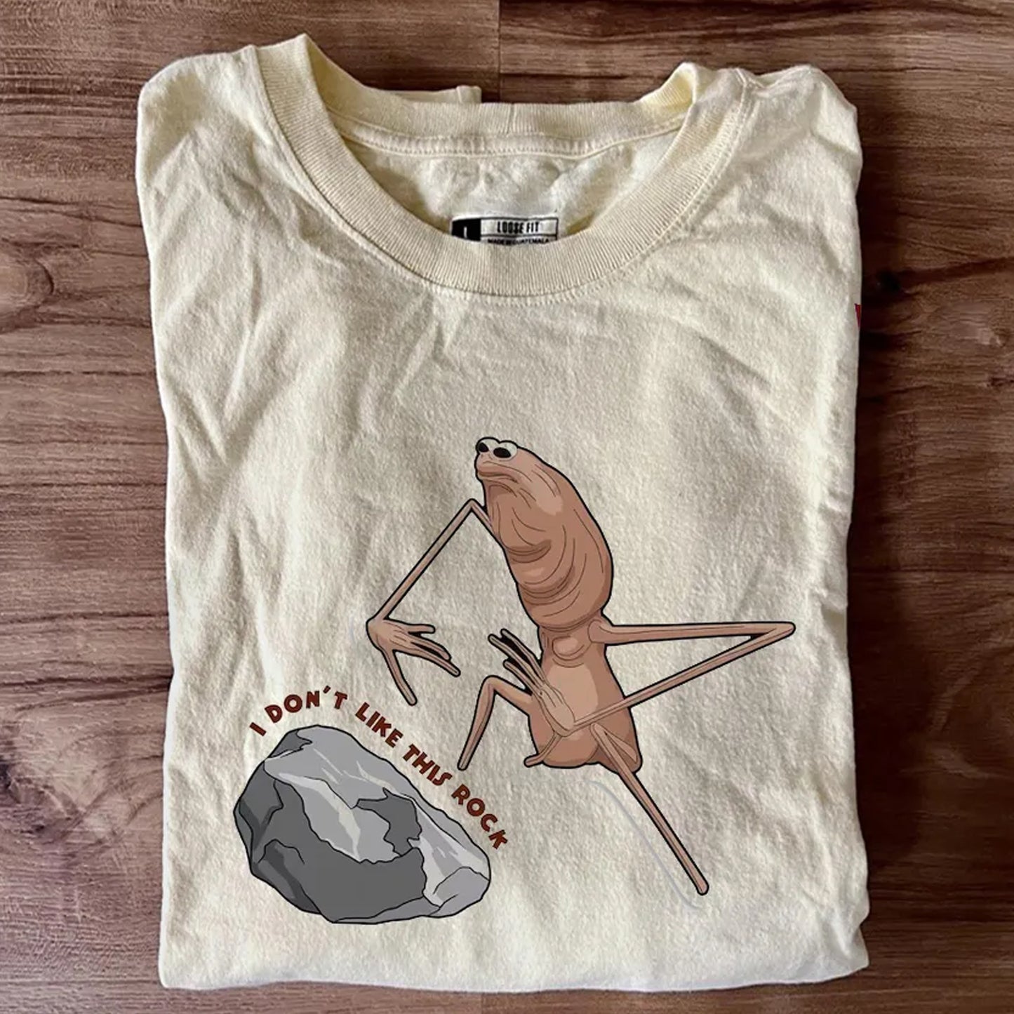 I Don't Like This Rock Sweatshirt, Marcus The Worm Meme T-shirt