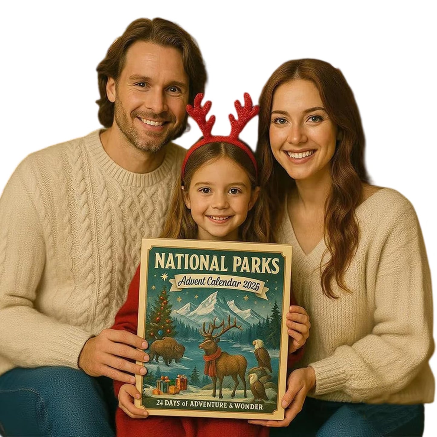 2025 National Parks Advent Calendar with 24 National Park Treasure Ornament