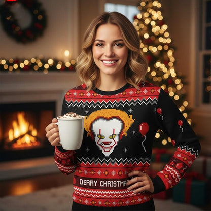 Derry Christmas IT Christmas Ugly Christmas Sweater