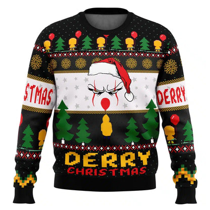 Derry Pennywise Christmas Ugly Christmas Sweater