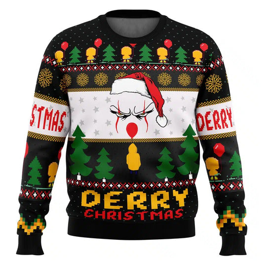 Derry Pennywise Christmas Ugly Christmas Sweater