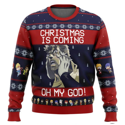 Jojo's Bizarre Adventure Ugly Christmas Sweater