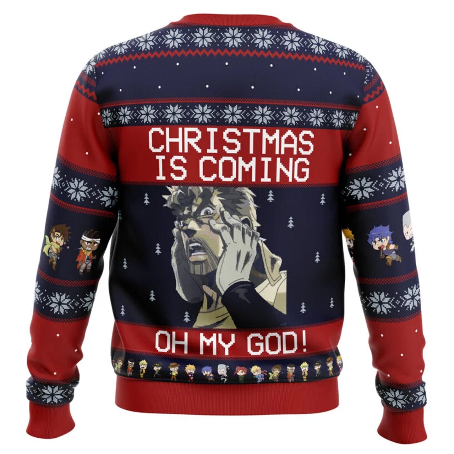 Jojo's Bizarre Adventure Ugly Christmas Sweater