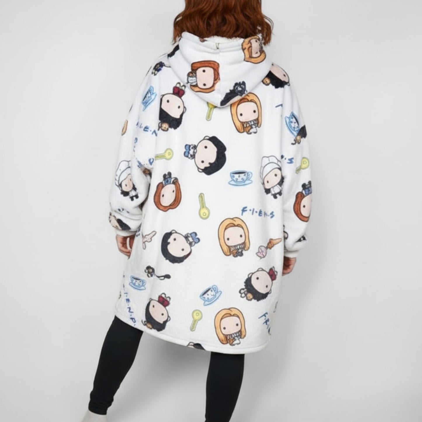 Buttonlab™ Cute Friends Blanket Hoodie