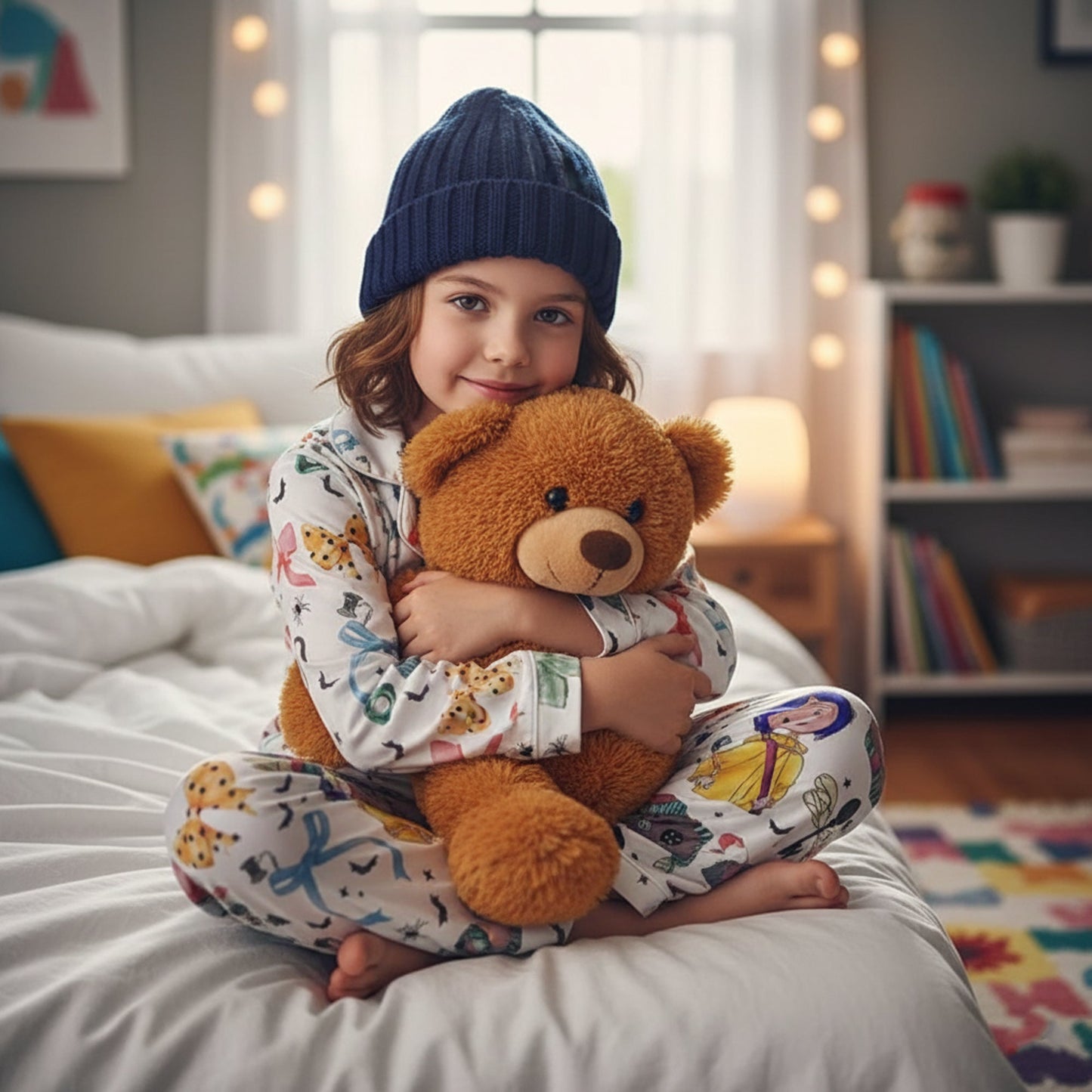 Buttonlab™ Cozy Spooky Coraline Satin Pajamas Set For Family