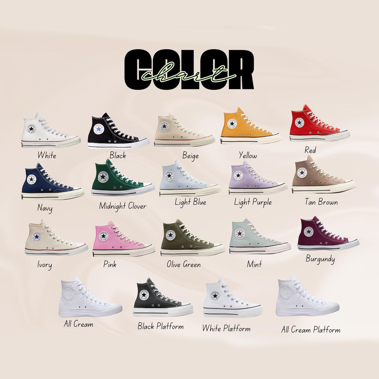 Converse Embroidery With Green Dragon & Mushroom Forest Fantasy, Unique Custom Shoes