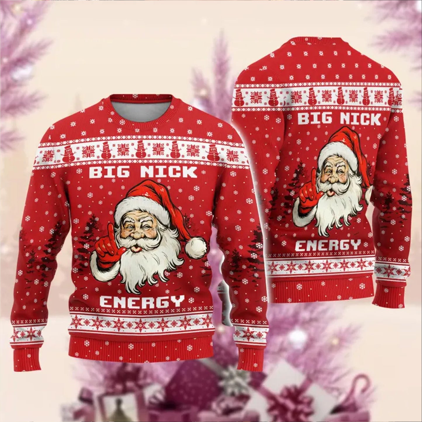 Funny Santa Clause Christmas Ugly Sweater