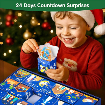 2026 Christmas Advent Gift 24-day Diy Countdown Calendar
