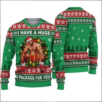 Unisex I Have Huge Package For You Xmas Ugly Sweater