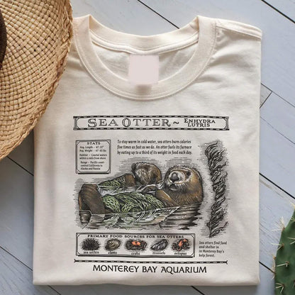 Sea Otters Monterey Bay Aquarium Shirt, Music Fan T-Shirt, Monterey Bay Aquarium Sweatshirt