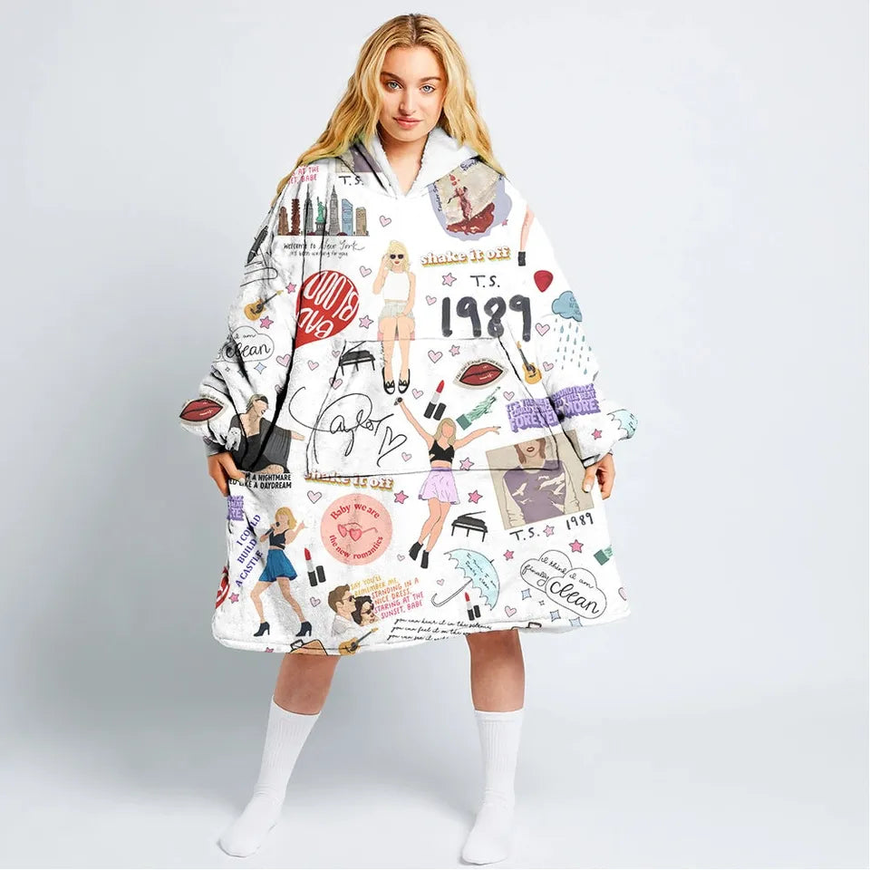 Buttonlab™ Oversized Taytay Hoodie Blanket