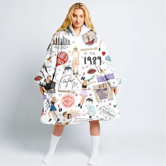 Buttonlab™ Oversized Taytay Hoodie Blanket