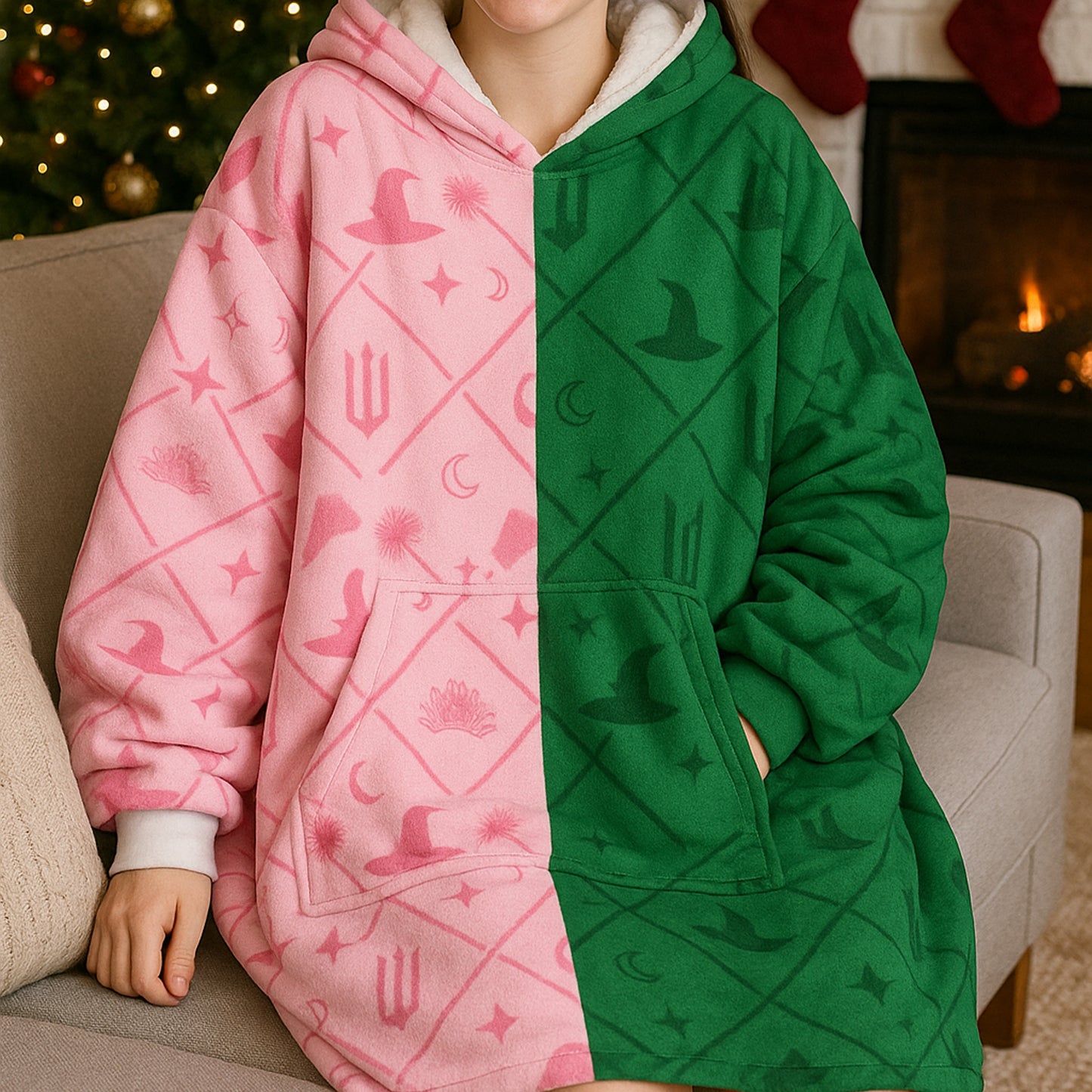 Buttonlab™ Adult Wicked For Good Witch Blanket Hoodie