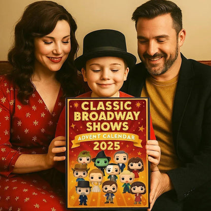 2025 Classic Broadway Shows Advent Calendar 2D Flat Figures Pendant