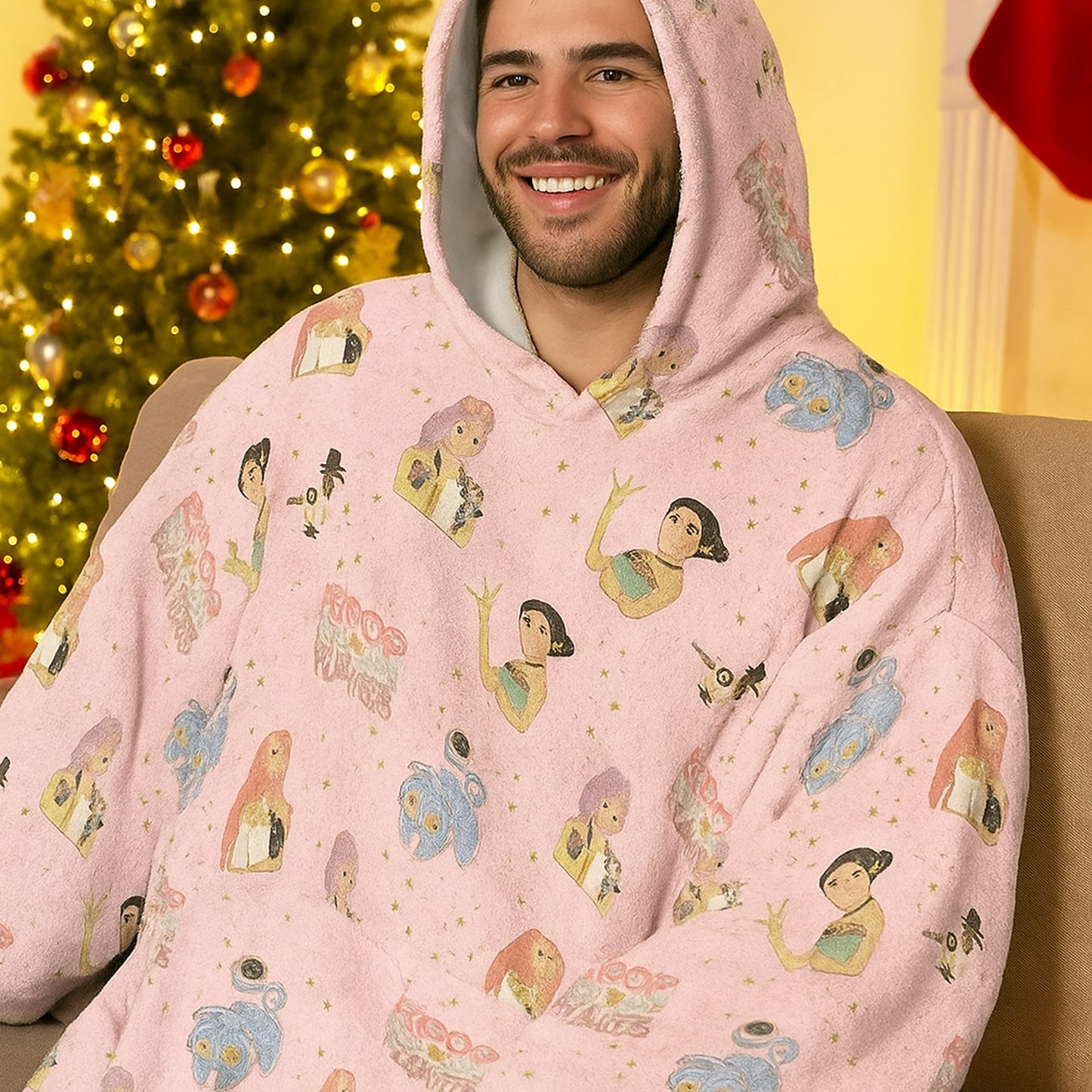 Buttonlab™ Adult Demon Hunter Oversized Adult Hoodie Blanket