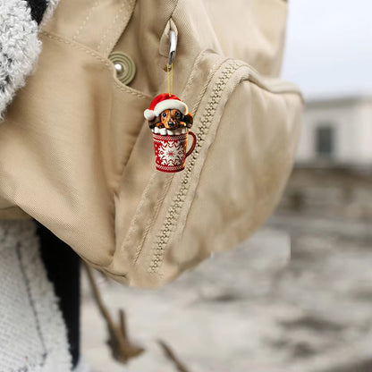 Dachshunds Dog Advent Calendar With Funny Dachshunds Figure Christmas Ornaments