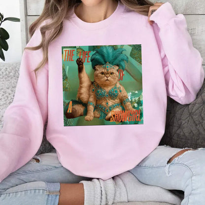 Cute ShowCat Shirt, Cat Lovers Sweatshirt