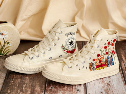 Custom Embroidered Converse Chuck Taylor All Star Shoes