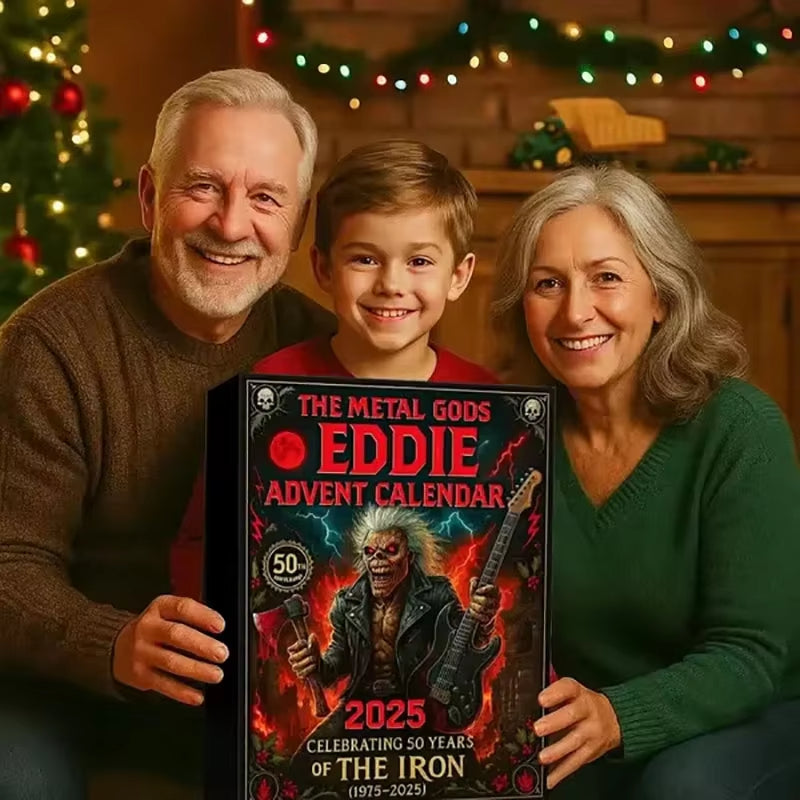 Christmas Rock Band Pendant Advent Calendar 24pcs Figure 2D Acrylic Keychain