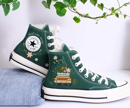 Custom Converse Chuck Taylor Embroidered,Custom Embroidered Wedding Sneakers