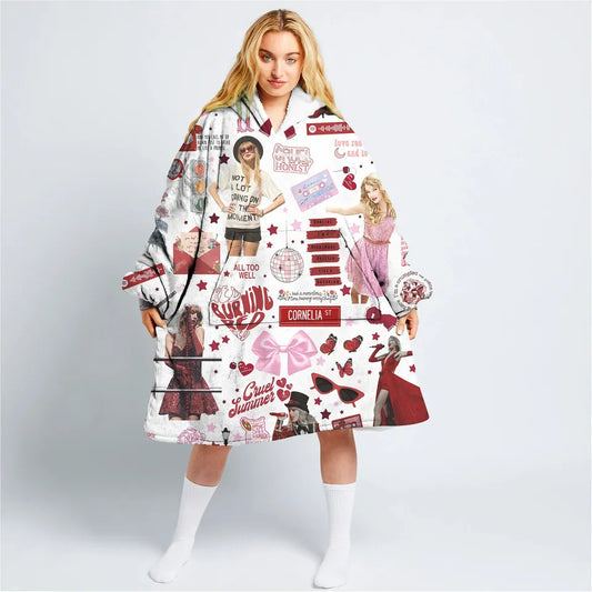 Buttonlab™ Swift-Mas taylor version Wearable Hoodie Blanket