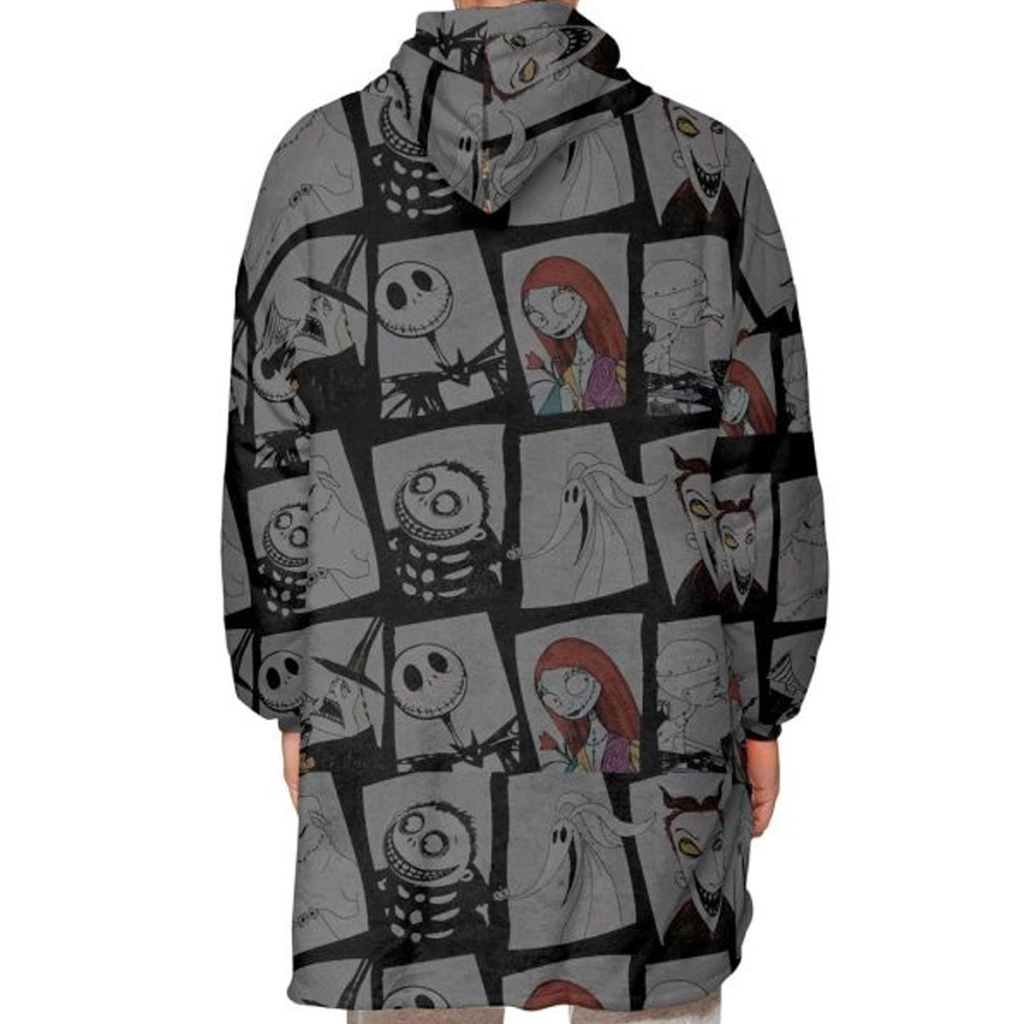 Buttonlab™ Adult The Nightmare Before Christmas Blanket Hoodie