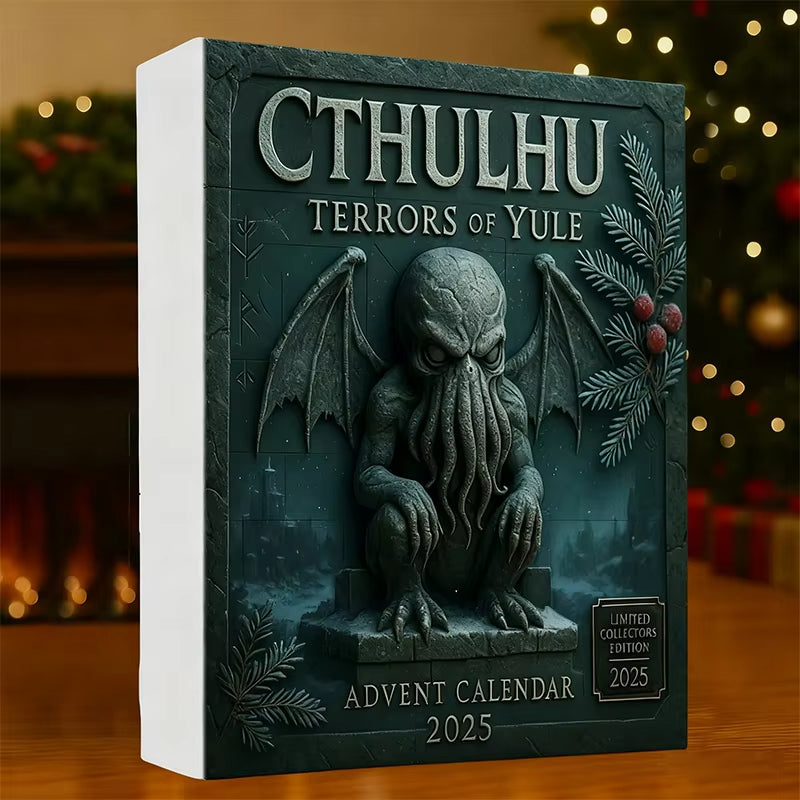 Advent Calendar 2d Flat Acrylic Hanging Cthulhu Monsters