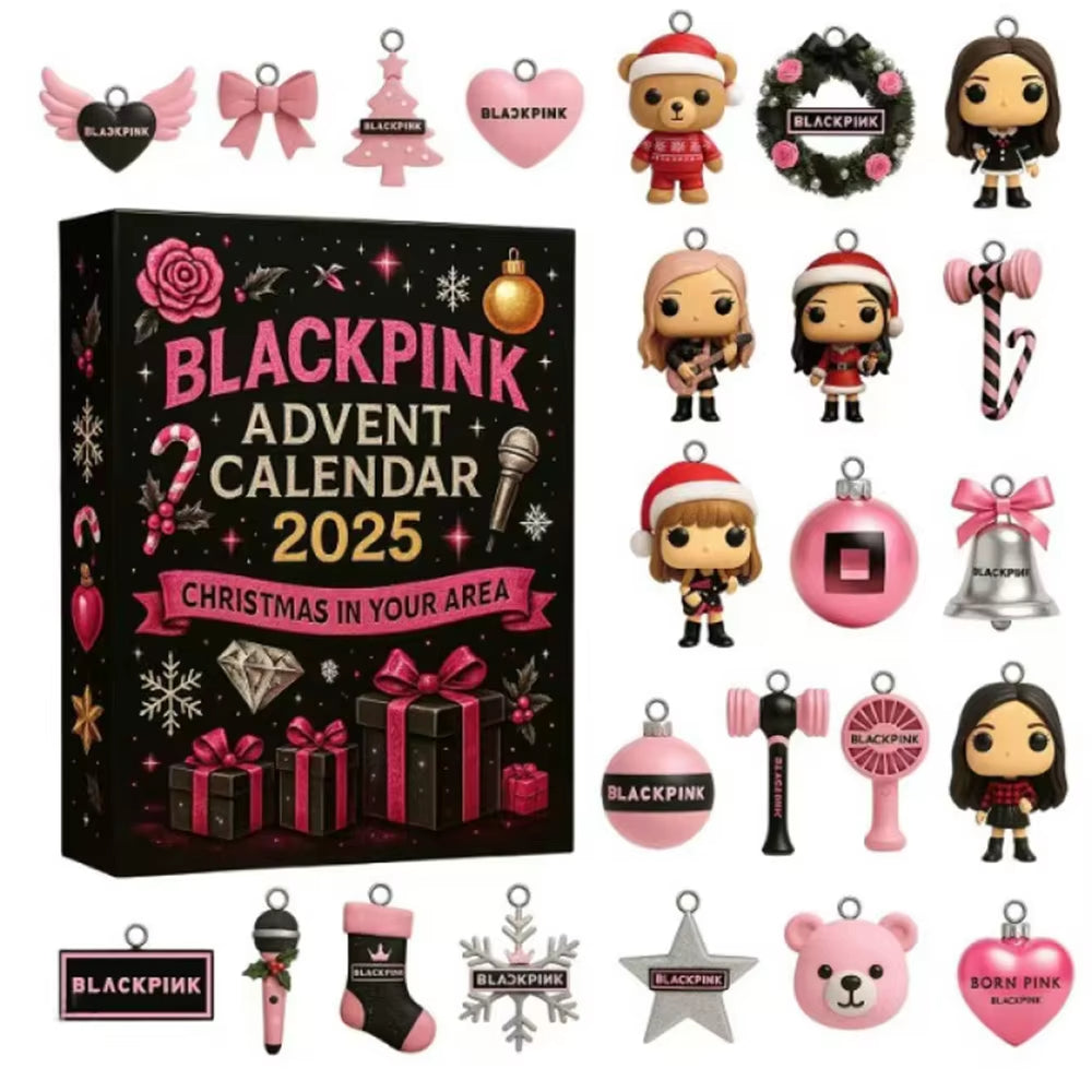 Black Pink Christmas Atmosphere Decorative Gifts 2026 New Year