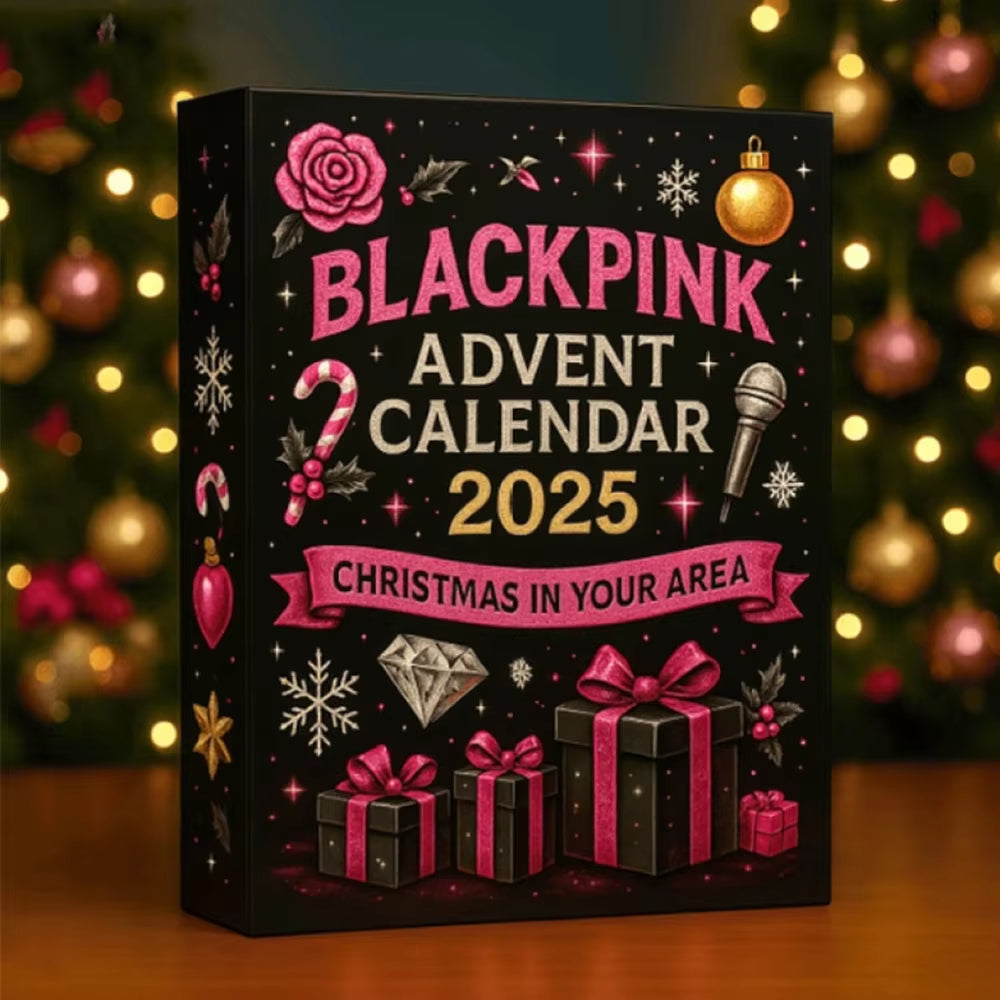 Black Pink Christmas Atmosphere Decorative Gifts 2026 New Year