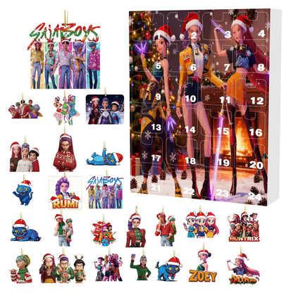 Huntrix Christmas Advent Calendar Count Down