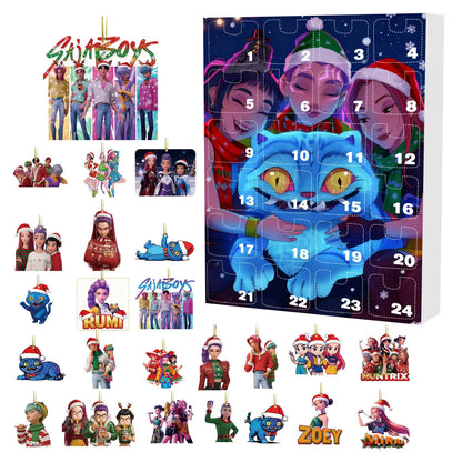 Huntrix Christmas Advent Calendar Count Down