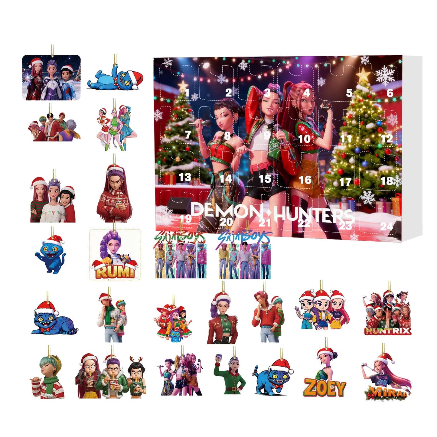 Huntrix Christmas Advent Calendar Count Down