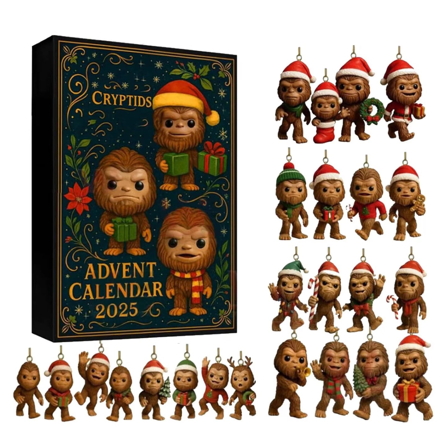 24 Days Christmas Countdown Calendar Christmas Advent Calendar 2025