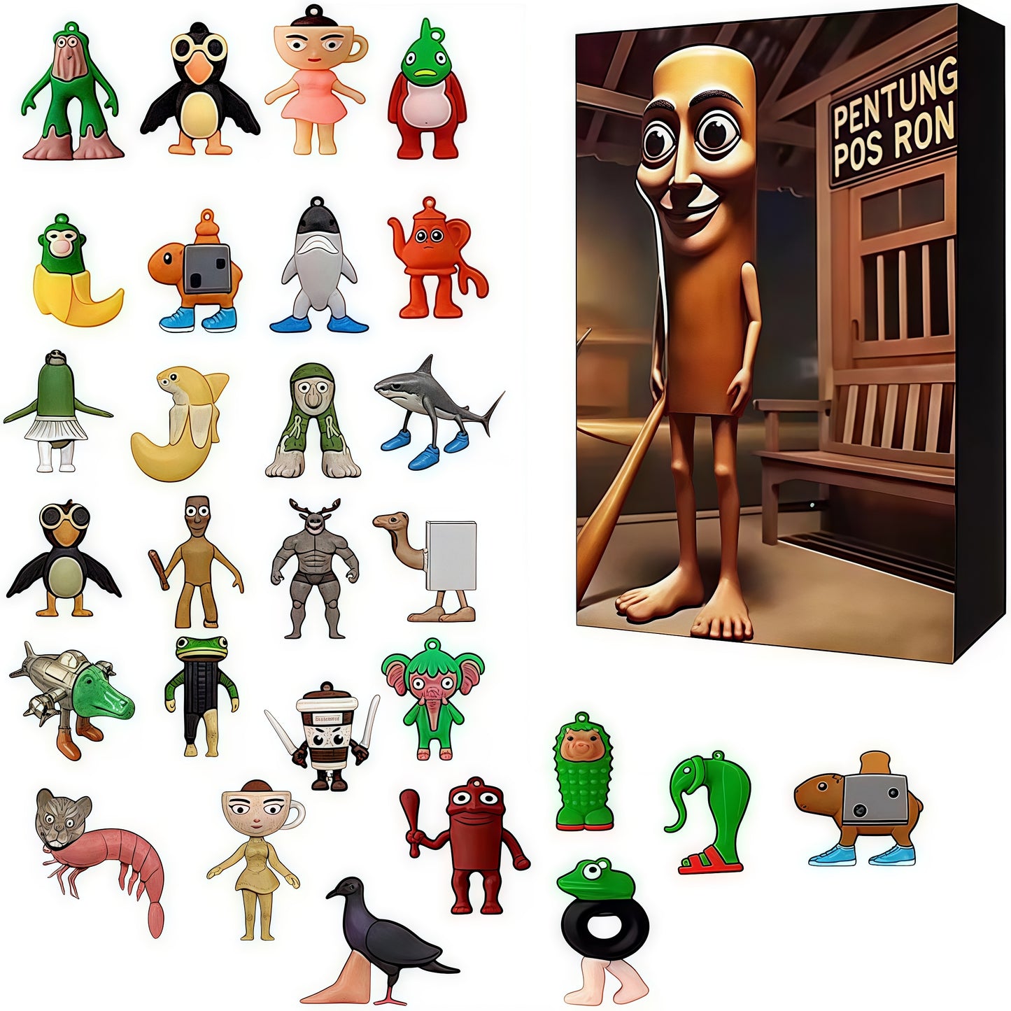 2025 Italian Brainrot Advent Calendar Countdown Advent Calendar Christmas Gift 24 Days