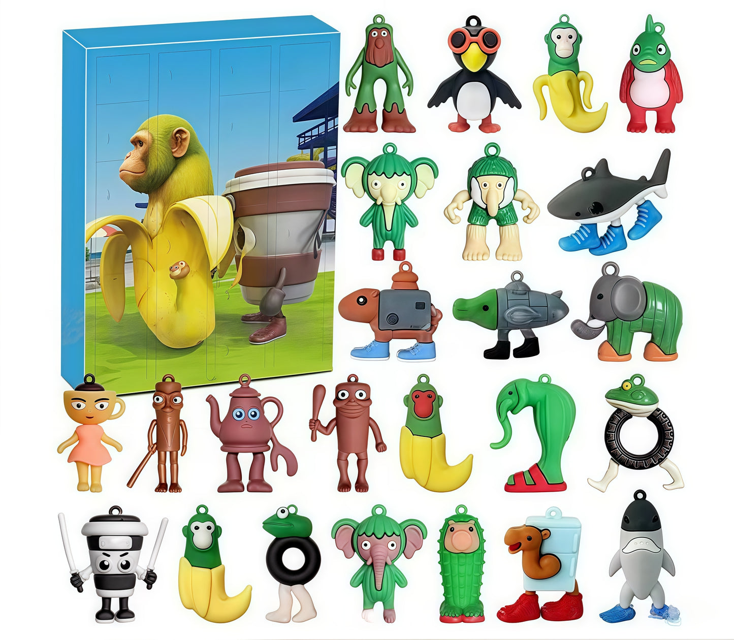 2025 Italian Brainrot Advent Calendar Countdown Advent Calendar Christmas Gift 24 Days