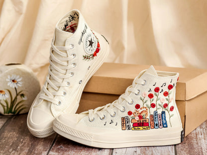 Custom Embroidered Converse Chuck Taylor All Star Shoes